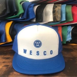 Vintage 80s Streetwear Wesco Electrical mesh Trucker Hat
